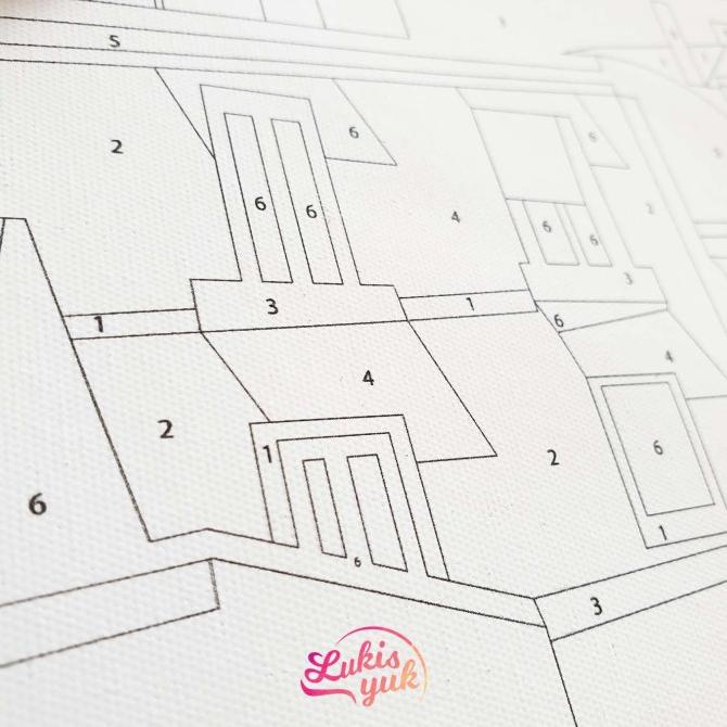 

TERBARUU!! DIY Painting Kit - Cities Series - Paint by Numbers Kit - by LukisYuk PROMO