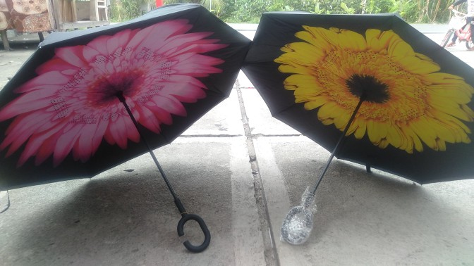 Kazbrella Payung Terbalik Upside Down Umbrella