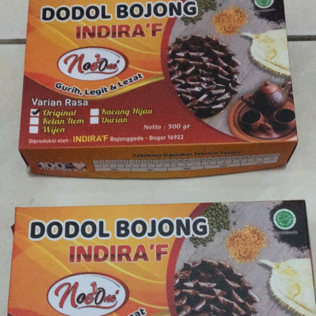 

Dodol Bojong 500gr wijen