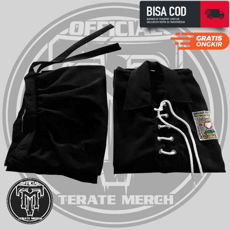 SAKRAL BLACKJET PSHT - SAKRAL WARGA PSHT - BAJU SILAT - SERAGAM SILAT - BAJU SILAT PSHT - PAKAIAN BE