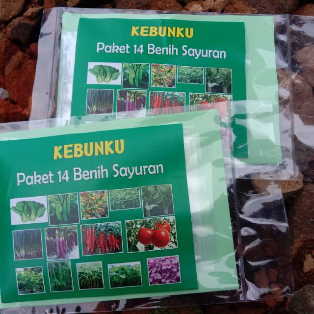 

Paket benih 14 sayuran. Bisa utk bertanam langsung ketanah, menggunakan polybag maupun hydroponik.