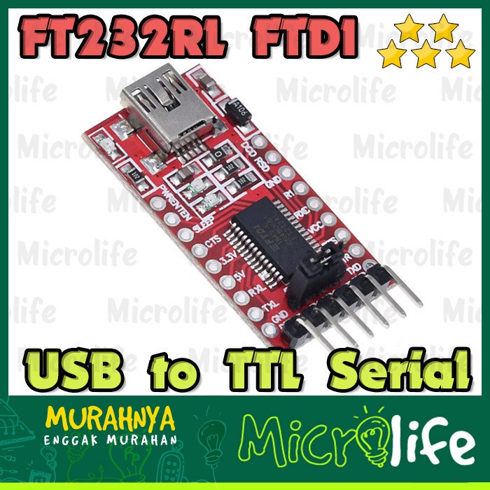 FT232RL FTDI USB to TTL Serial Adapter Module for Arduino Mini Port