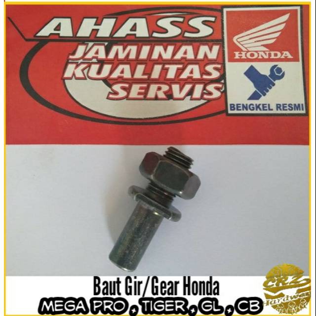 Baut Gir Baut Gear Belakang Tiger GL Mega Pro CB Hitam