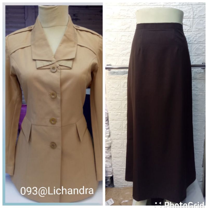 Blazer seragam pembina/guru wanita/pramuka/seragam Lichandra