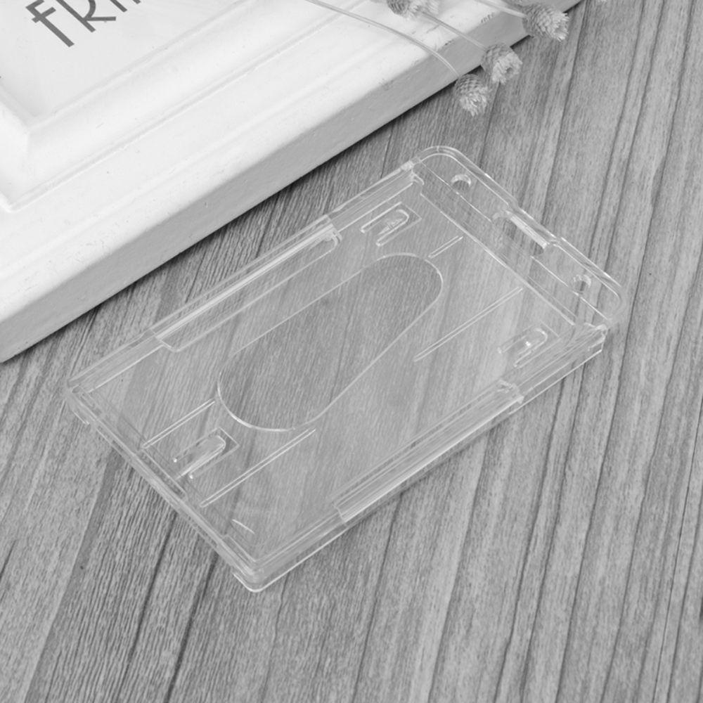 Lanfy Badge Holder 10x6cm Vertikal Hard Bening