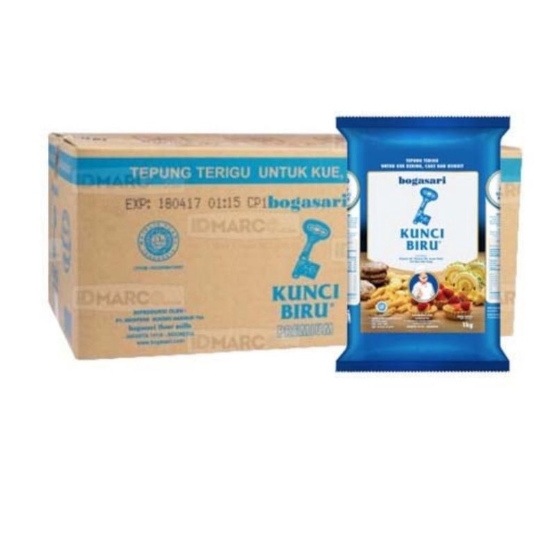 

terigu kunci biru premium 1 kg pouch