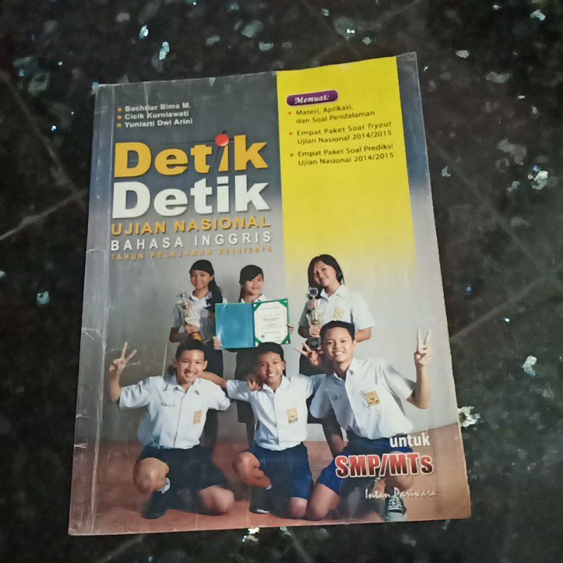 Detik Detik (KENA AIR) Bahasa Inggris  2014/2015 SMP, INTAN PARIWARA