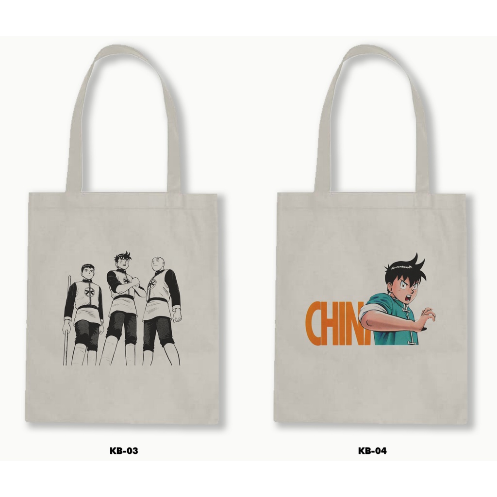 TOTE BAG BLACU - KUNGFU BOY / CHINMI