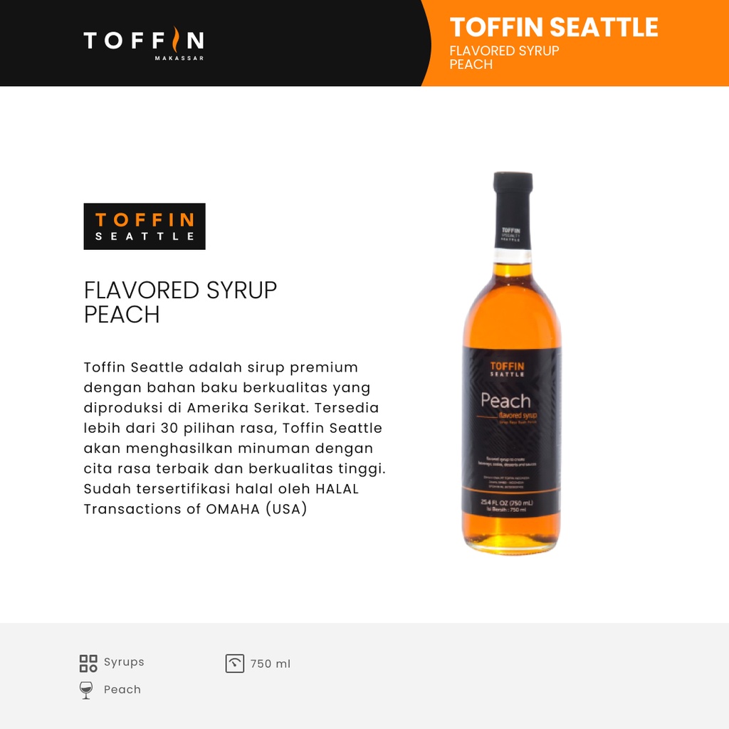 

Toffin Syrup Peach