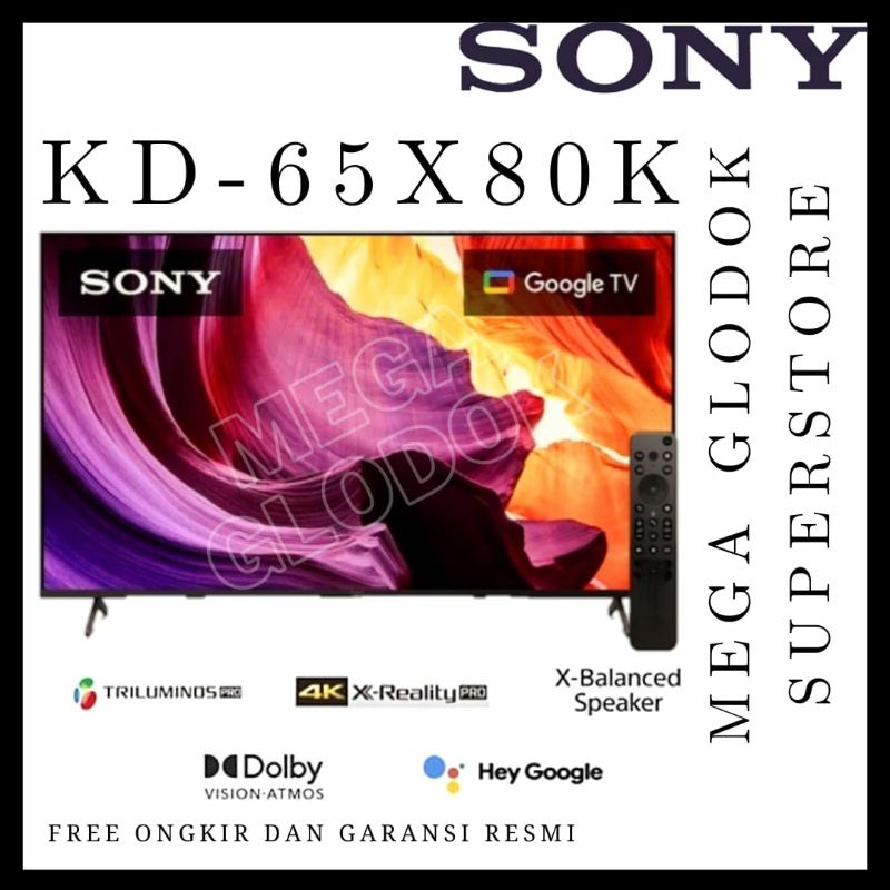 SONY 65X80K UHD 4K SMART ANDROID TV 65 INC KD-65X80K