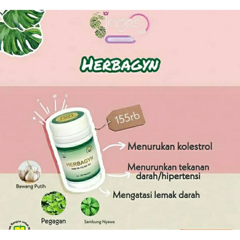 

Herbagyn Asli Nasa Obat Kolesterol Hipertensi Herbal alami
