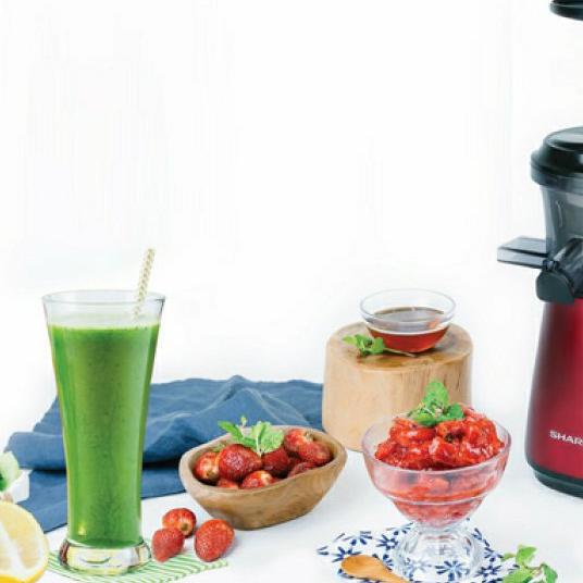 SLOW JUICER SHARP EJC20YRD JUICER BUAH LOW WATT