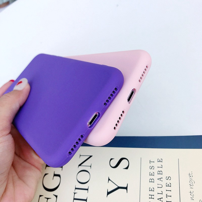 Case Bahan Silikon Warna Permen Untuk IPhone XS Max