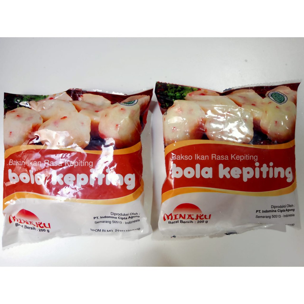 Jual Minaku Bola Ikan Bola Lobster Bola Kepiting 200gr Shopee Indonesia