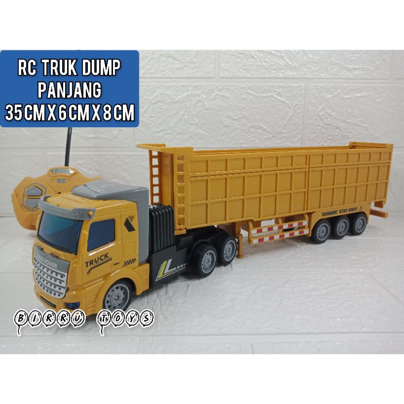 Mainan RC Truk Dump Truk Pasir Panjang Sudah CAS - Remote Control