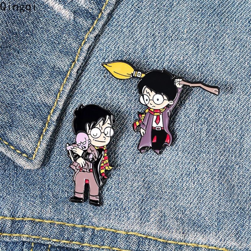 Bros Pin Desain Kartun Harry Potter Untuk Perhiasan