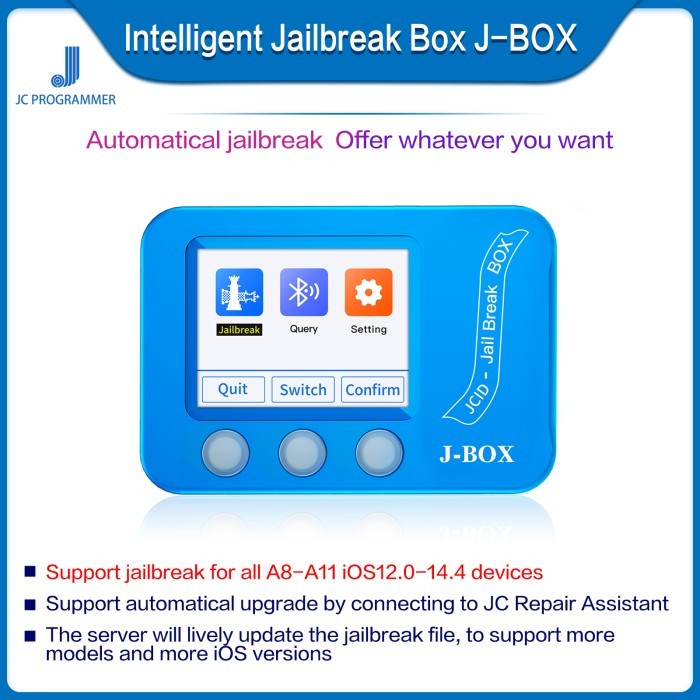 Alat Sotware Intelligent Jailbreak Box J-BOX jail box jc j box original terbaru