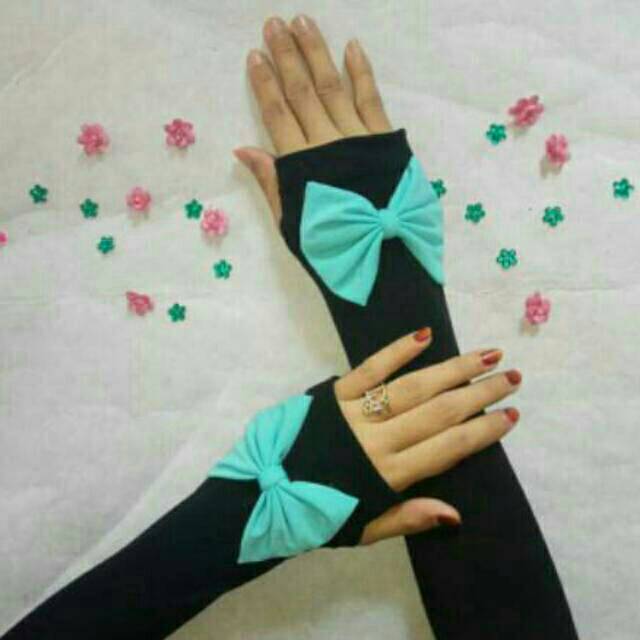 Handsock Jempol Pita Black Series/Handsock Jempol Wanita/Handsock Pita/ Handsock Muslimah