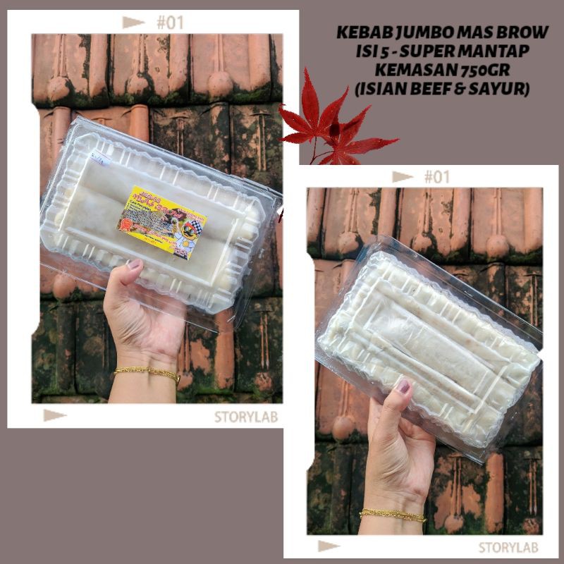 

(WAJIB ATC BUBBLE&KARDUS) KEBAB JUMBO MAS BROW (BEEF+SAYUR+MAYO)