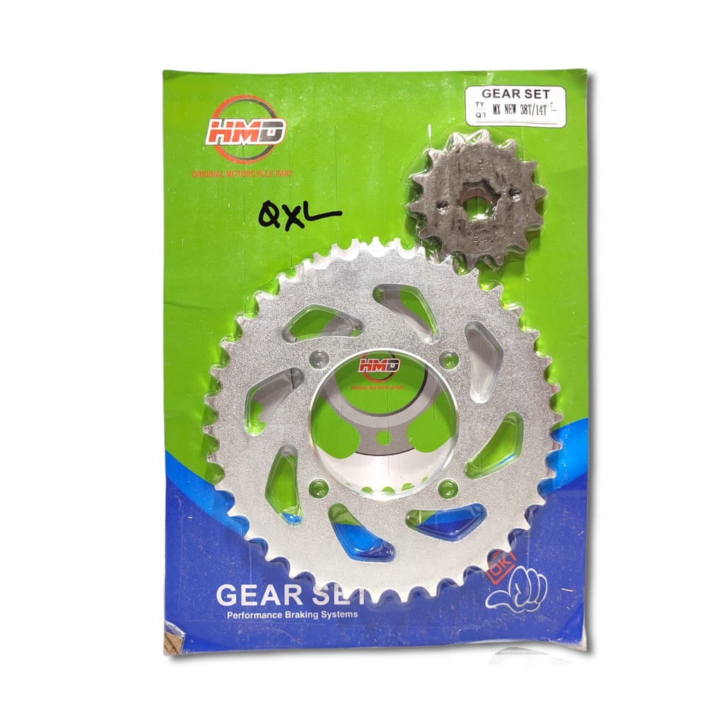 GEAR PAKET GIR DEPAN BELAKANG NEW JUPITER MX GOOD QUALITY 50C