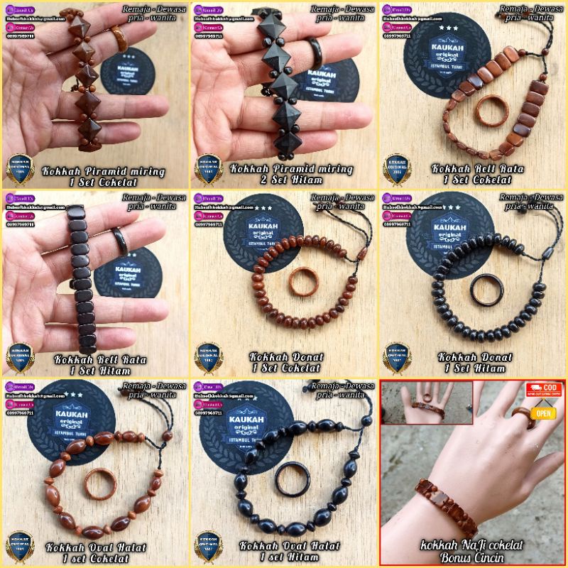 ORIGINAL gelang kokka BONUS CINCIN 100% Ori Kaukah kaokah kauka koka