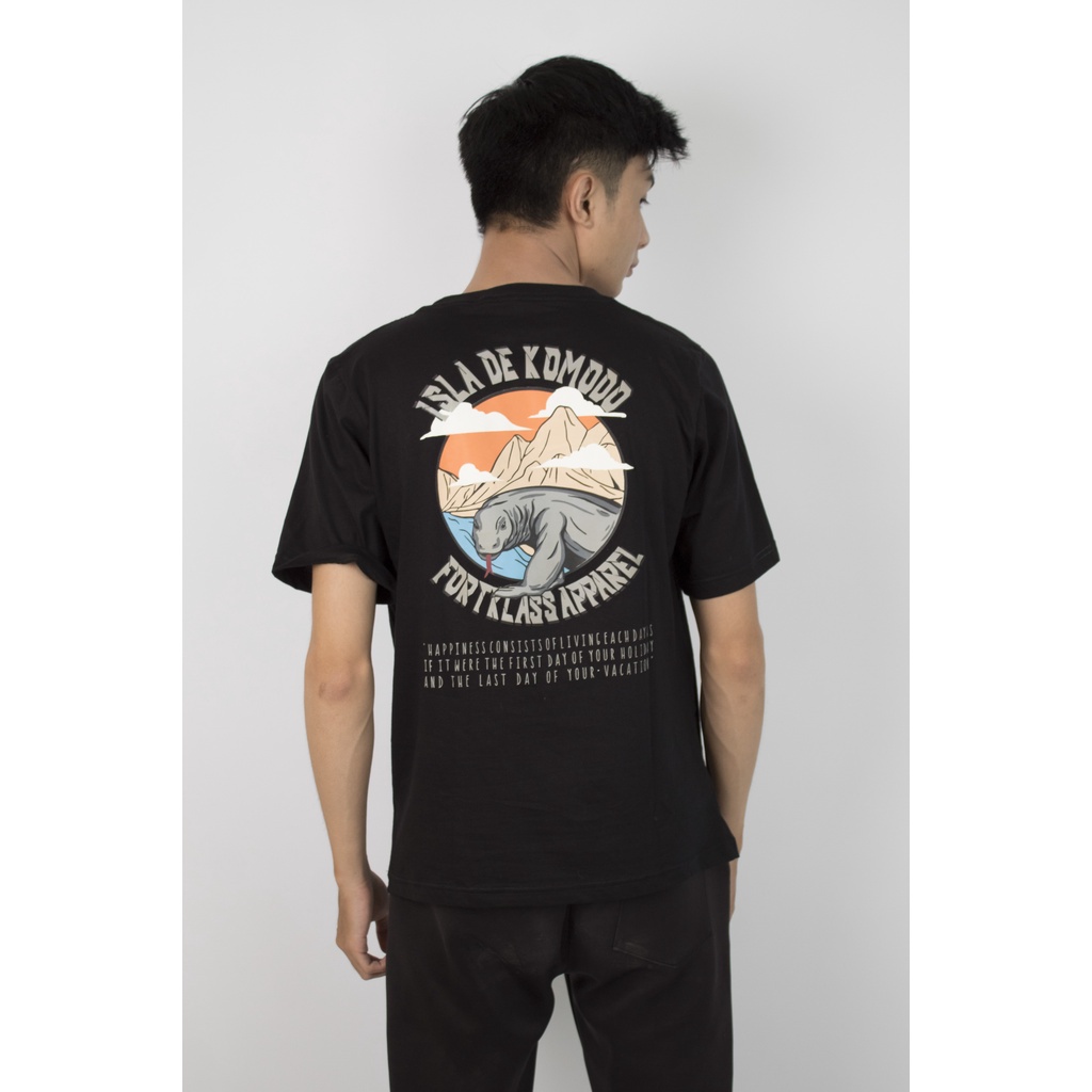 Fortglass KOMODO Kaos Lengan Pendek Pria Kaos Disto Kaos Pria Kaos Unisex Tshirt Cowok By FortKlass