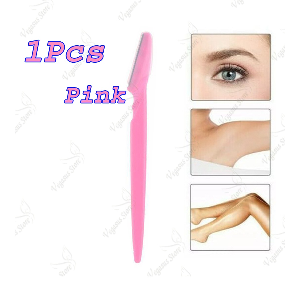 ( Promo 3Pcs LEBIH MURAH ) Pisau Cukur Alis - Perlengkapan Cukur Wanita Pilihan harga 1 Atau 3Pcs- Eyebrow Razor-Vegasus Store-COD