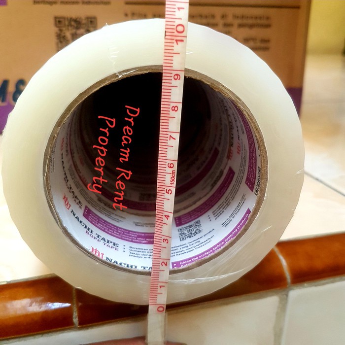 

solasi Lakban 48mm 90 Yard Merk Nachi Transparan atau Bening