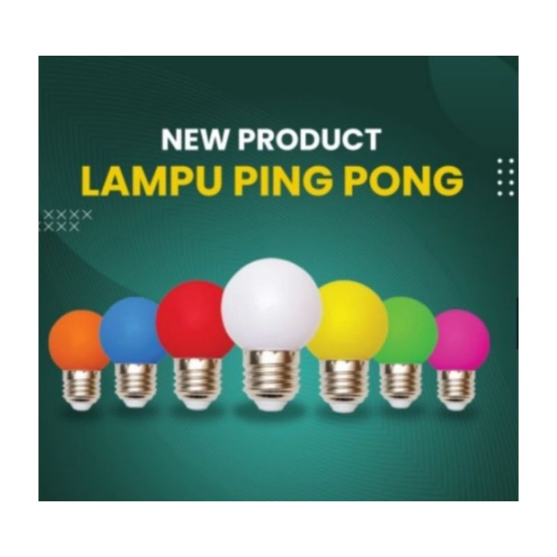 Lampu led ping pong  warna warni Lampu hias Lampu dekorasi