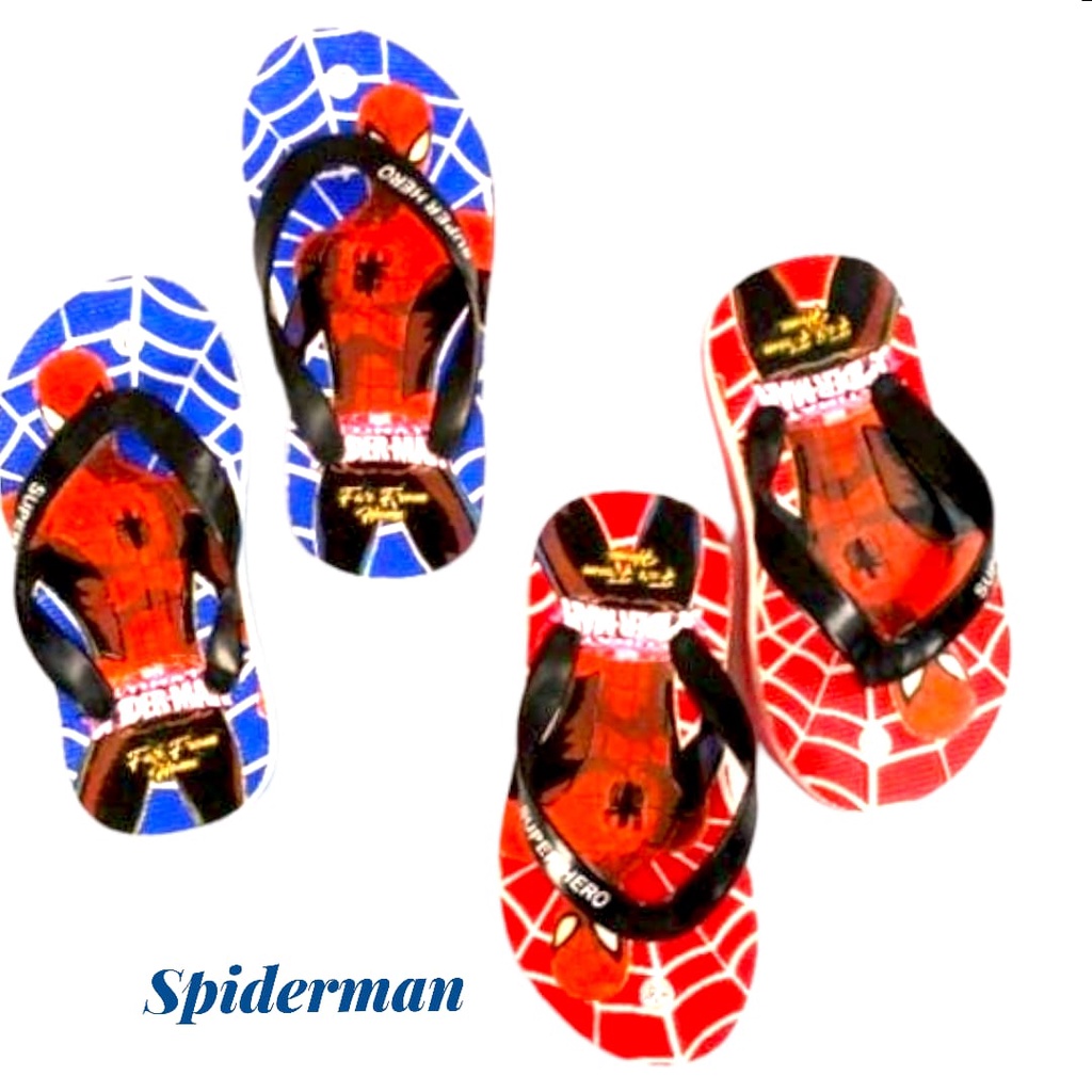 Sandal anak laki laki spiderman