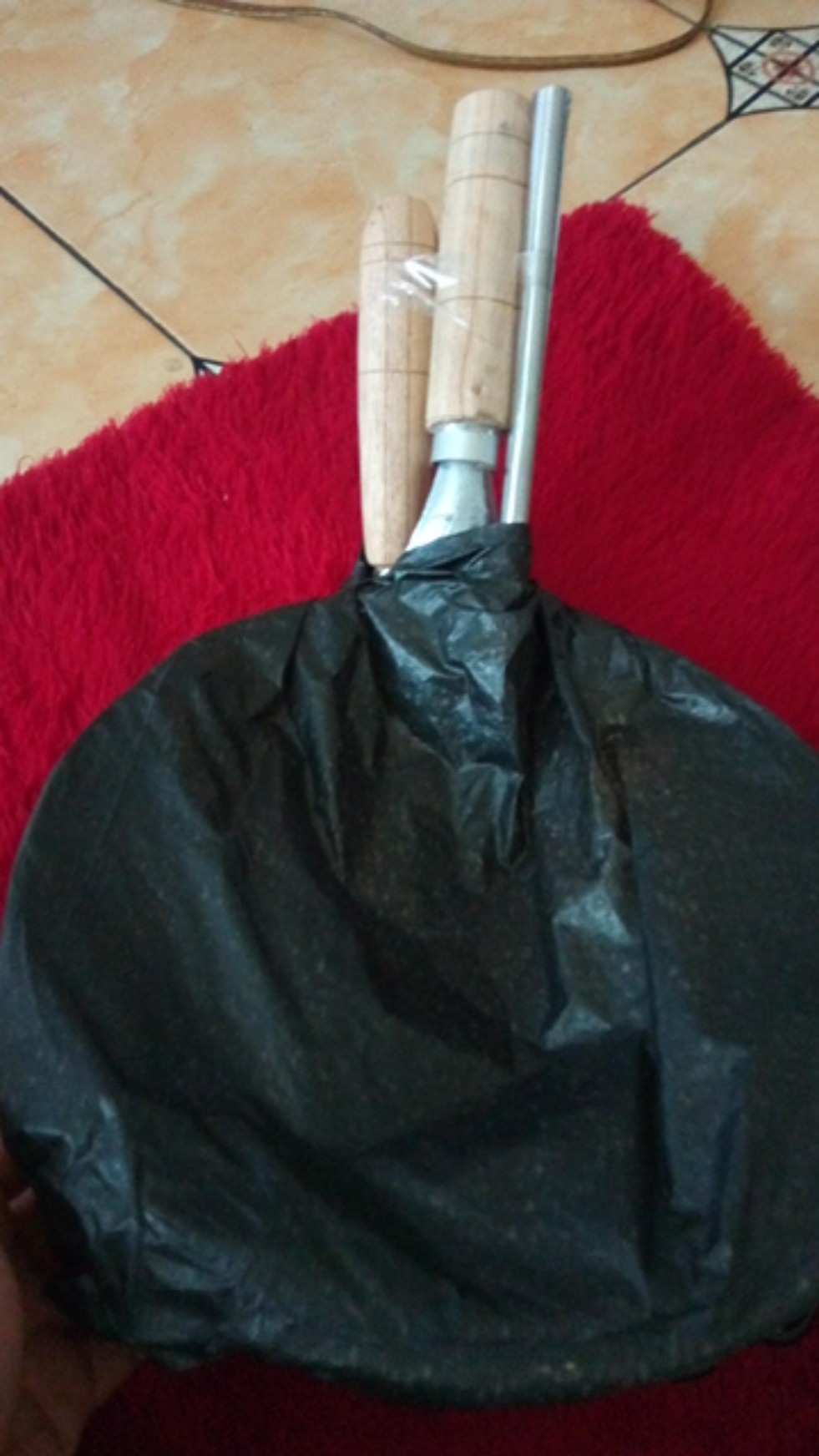 Wajan Gagang Nasi Goreng Tersedia Dua Jenis/wajan Gagang Ketok/wajan Gagang Kayu/wajan Sisik