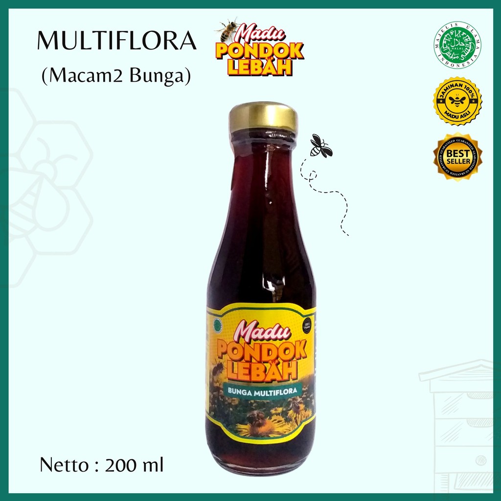 

Madu Multiflora 200ml - Pondok Lebah