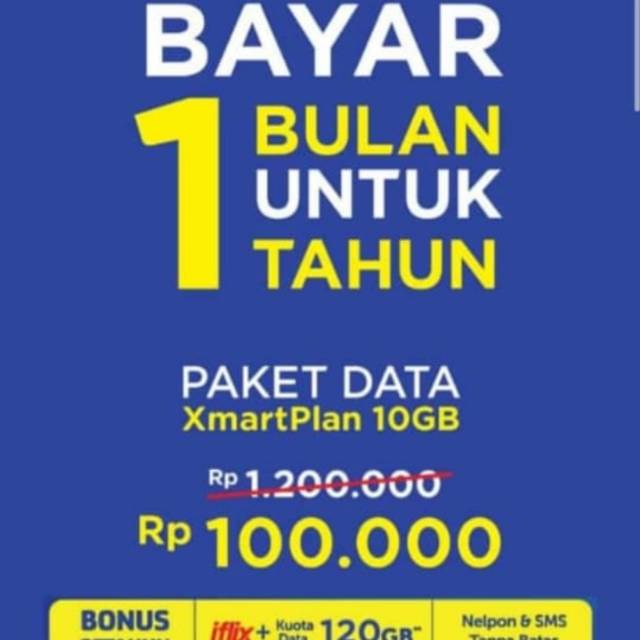 Paketan internetan promo untuk 1 tahun