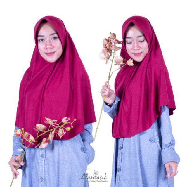 Alantasik - Jilbab Kaos PE Premium Pet Antem / Jilbab Sekolah / Jilbab daily R.24