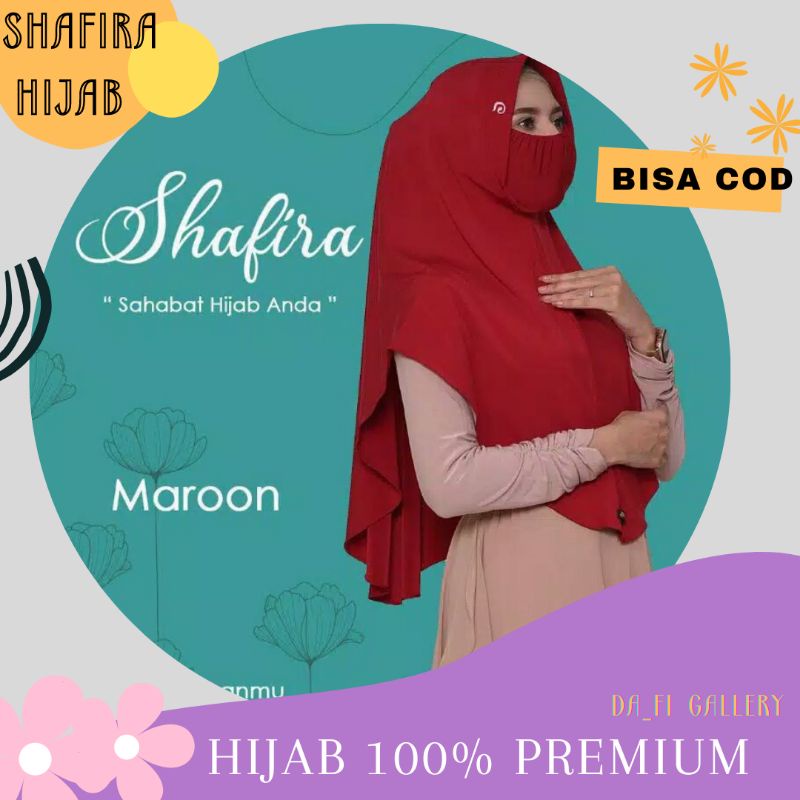 SHAFIRA DAFFI HIJAB BERGO INSTAN JILBAB MASKER