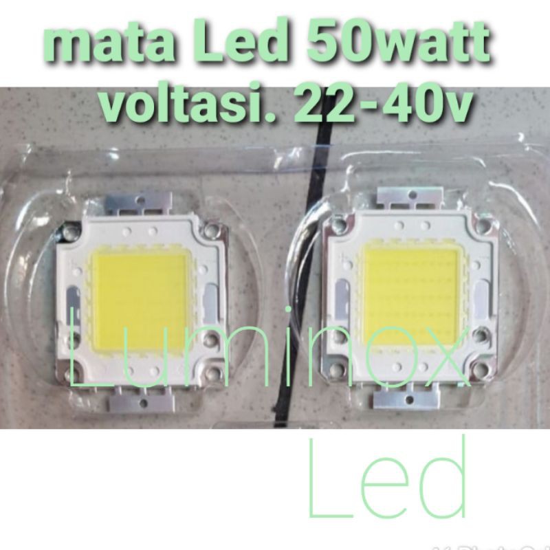 Mata Led Pju Cobra 50W 50 Watt / Chip Led Cob Sorot 50Watt 50 W Putih