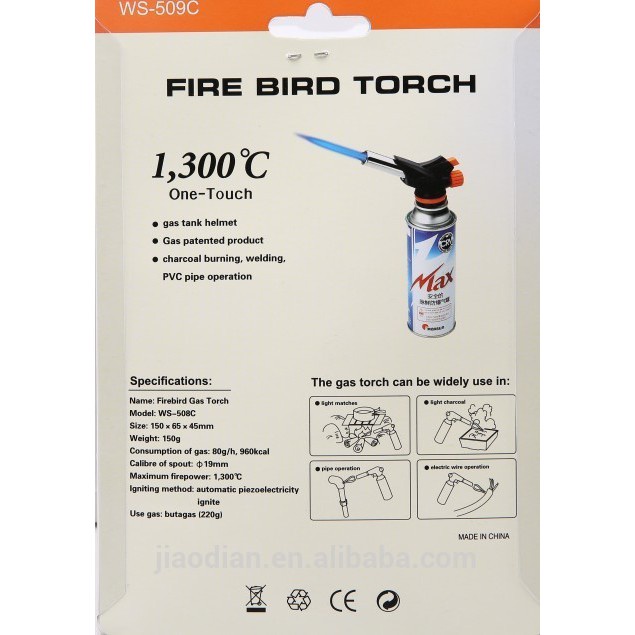 Korek Api Las Pelebur Logam Jet Fire Bird Kitchen Burner WS-509C