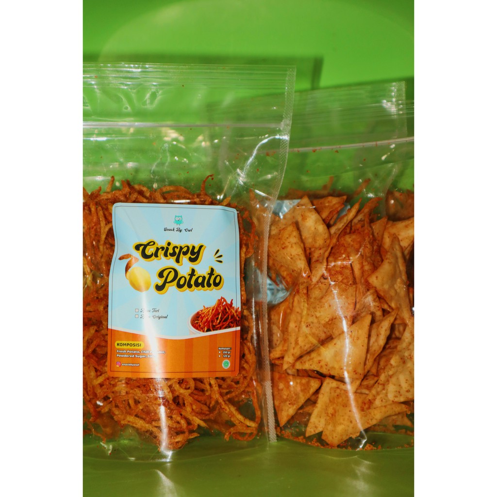 

(OPEN RESELLER DAN GROSIR) Crispy Pangsit Balado/Kripik Pangsit