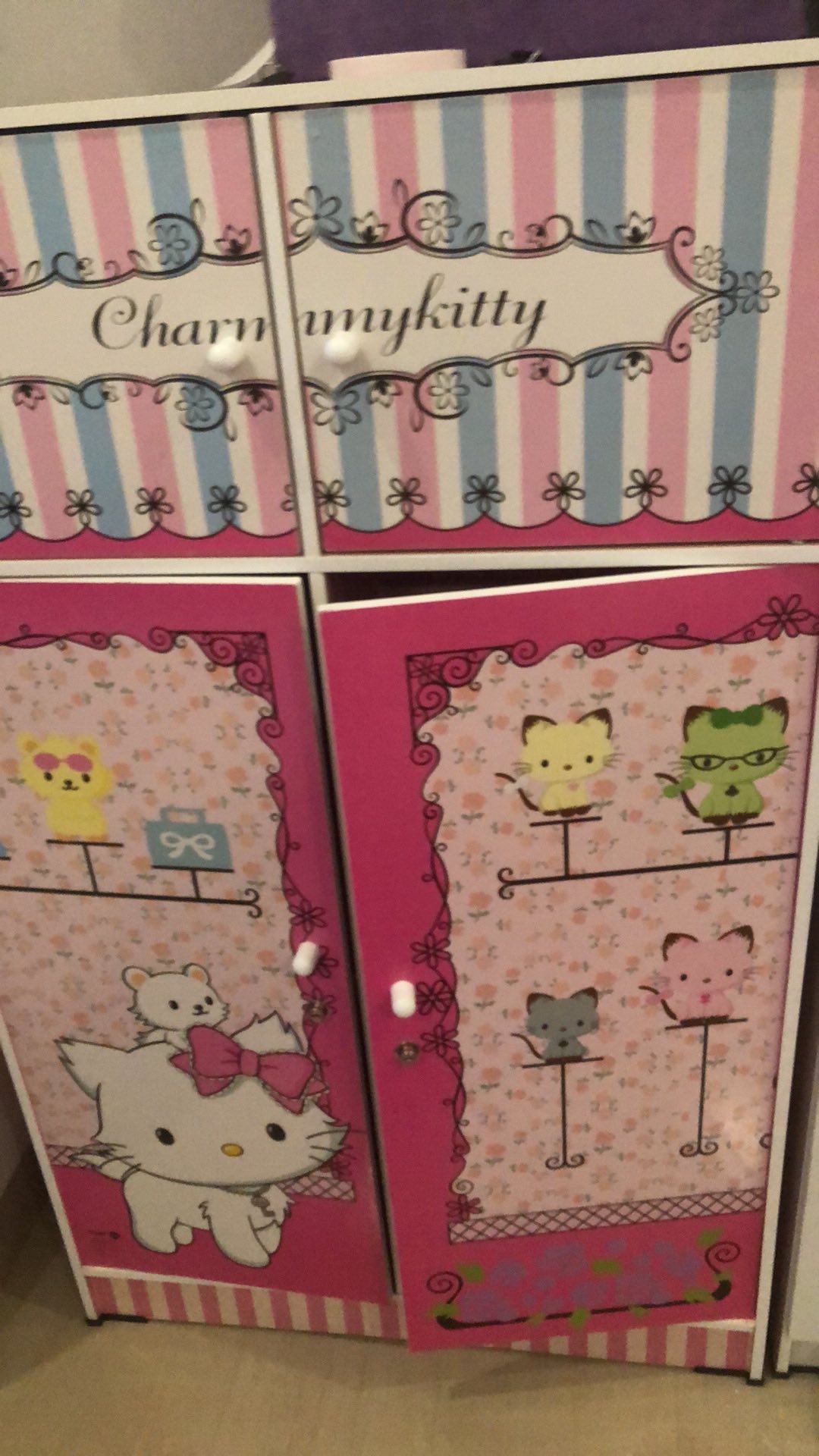 Lemari Pakaian Anak Karakter Charmy Kitty Wd 1311 Cmy