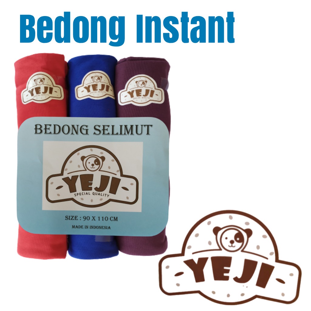 Bedong bayi multifungsi  isi 3 pcs size 90x 110m