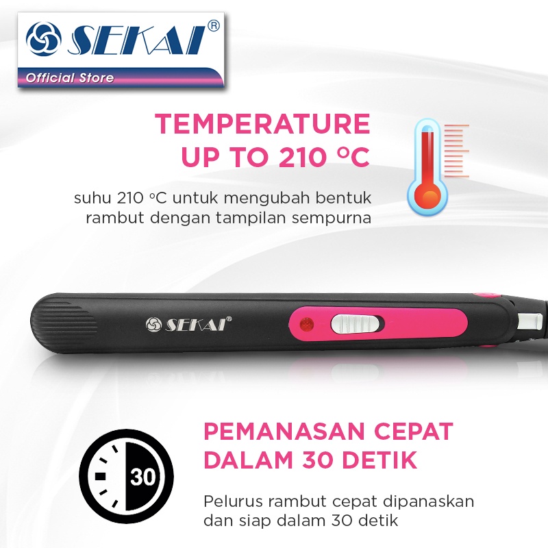 Sekai Catokan Rambut HS261 Hair Straightener HS-261