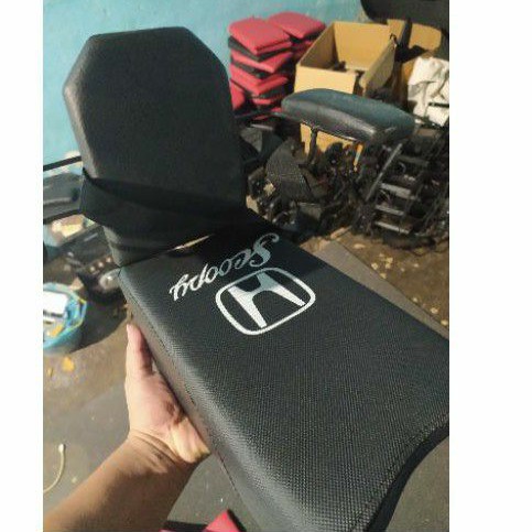 jok boncengan sandaran lengkap besi honda scoopy lama | scoopy baru 2021