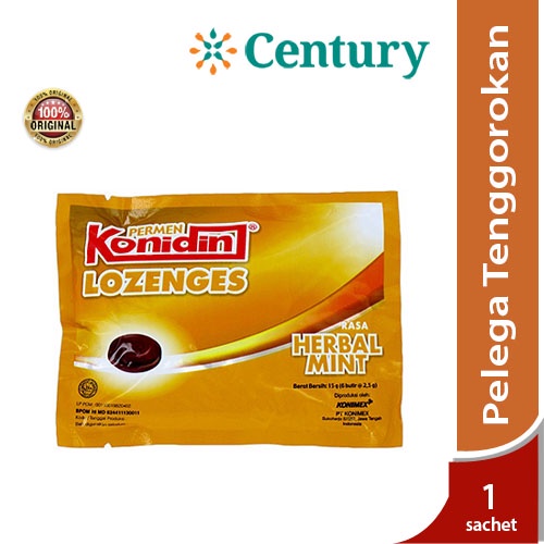 

Konidin Lozenges Herbal / Permen untuk Tenggorokan Lega & Napas Segar