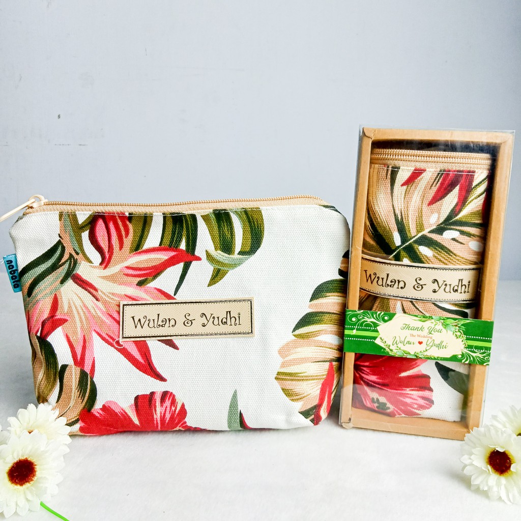 Souvenir Pernikahan 2021 |Cinderamata Dompet Custom Desain