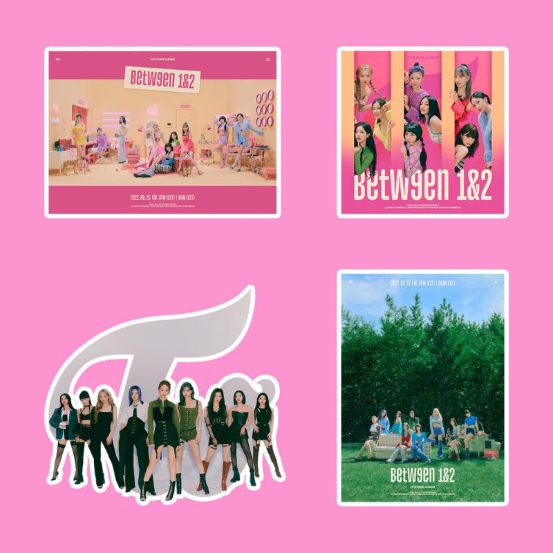 Stiker Motif TWICE Untuk Dekorasi Diarykoper