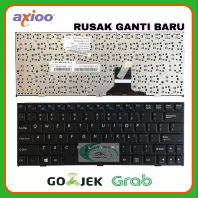 Keyboard Axioo Pico CJM PJM W217CU M1110 M1100 W210CU