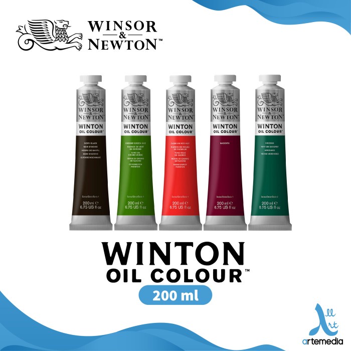 

HUA | Cat Minyak Winsor & Newton Winton 200ml Oil Color Paint - 02/03 - IVORY BLACK Kekinian Terlaris