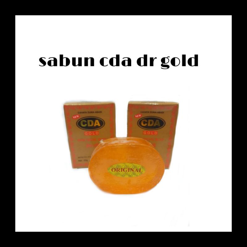 [PERLUSIN] SABUN DR GOLD CDA ORIGINAL/SABUN BATANG DR GOLD