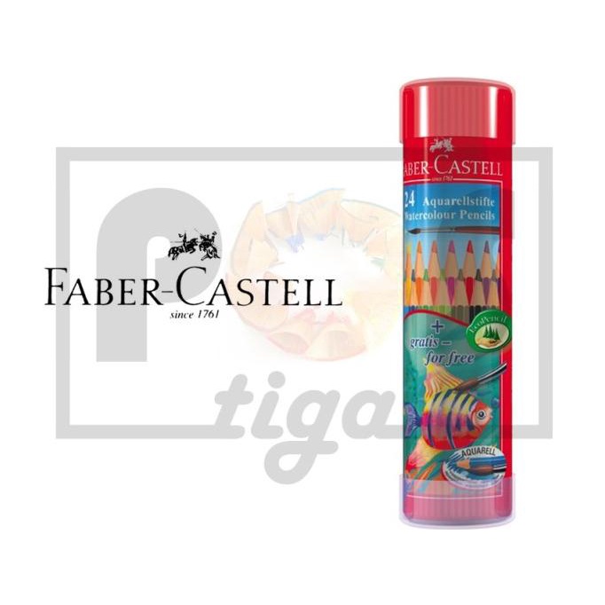 

(BISA COD) PENSIL WARNA FABER CASTELL WATERCOLOUR TIN 24 TERLENGKAP Kode 1461