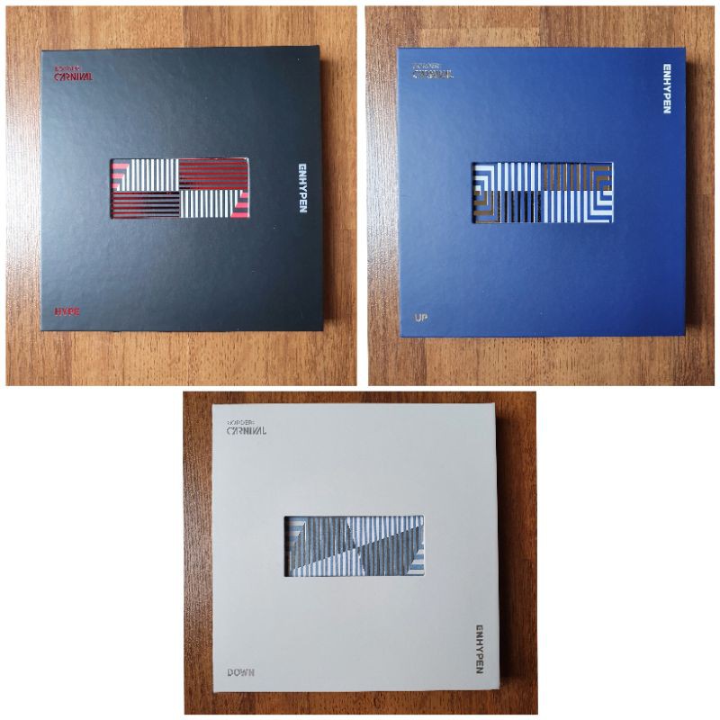 Album Only Unsealed Enhypen Border : Carnival Up Hype Down BDC Fullset Minus PC / Photocard
